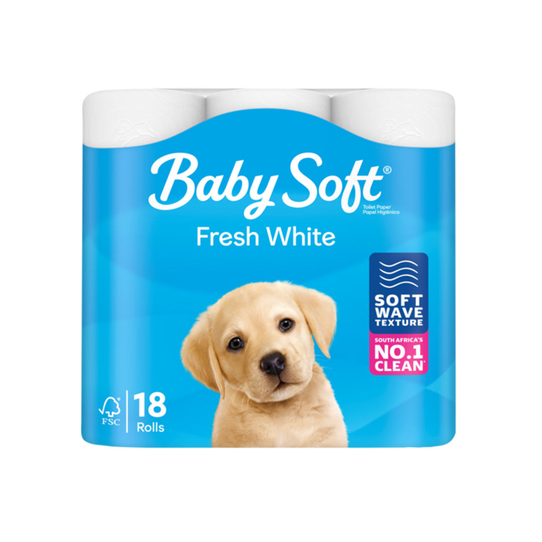 Baby Soft Toilet Paper 18 Rolls