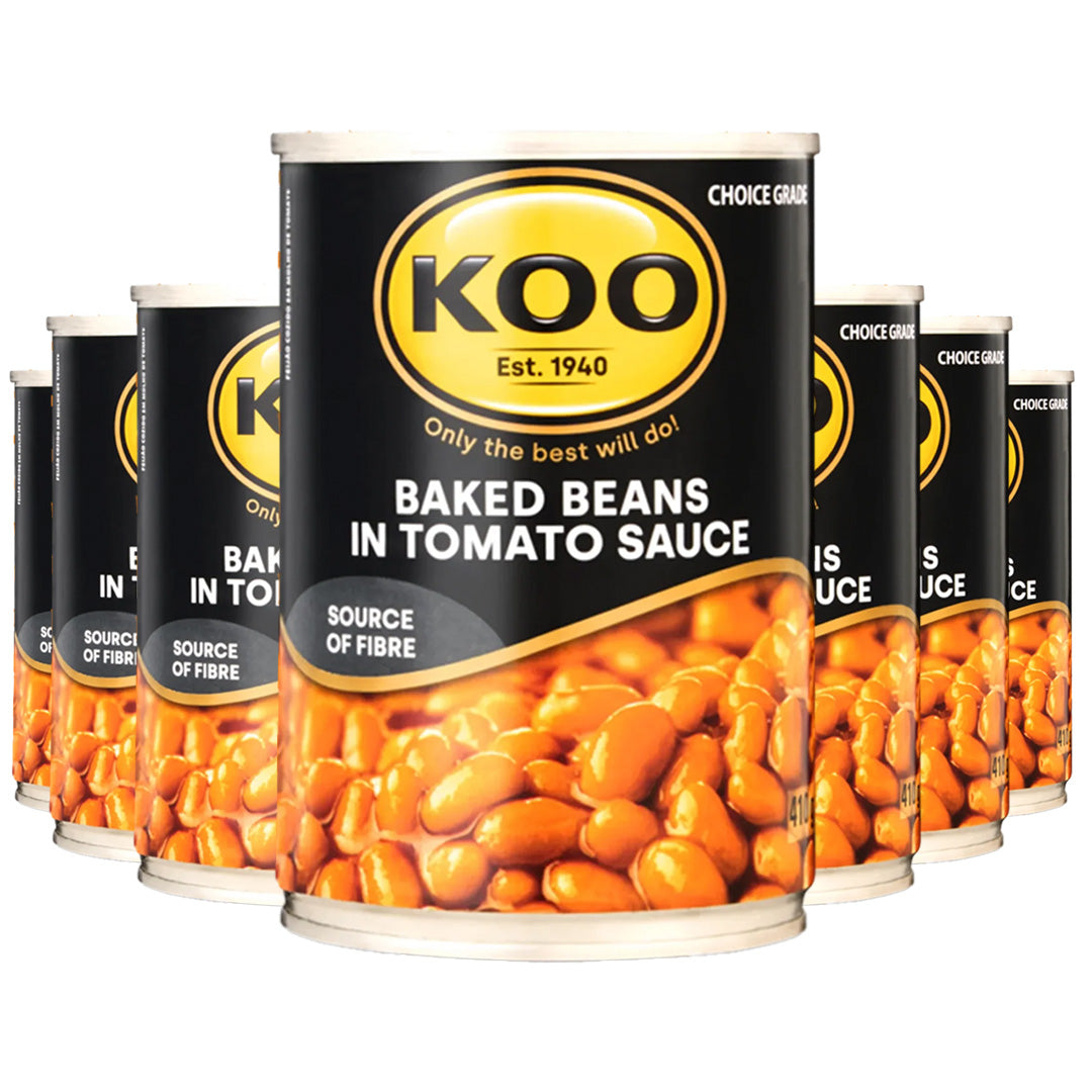 Koo Baked Beans 410g x8