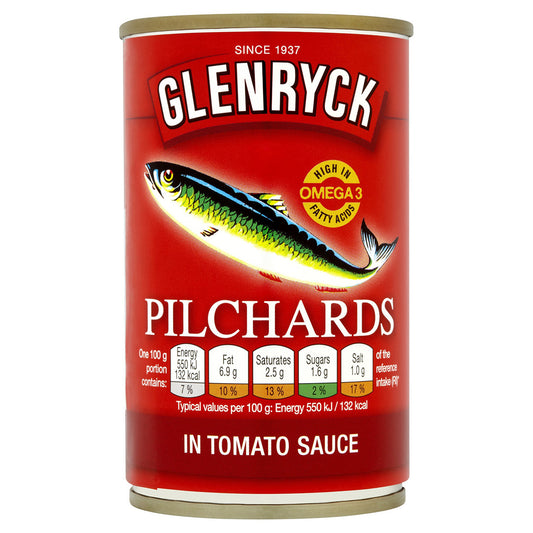 Pilchards (Sardines) In Tomato Sauce 155g