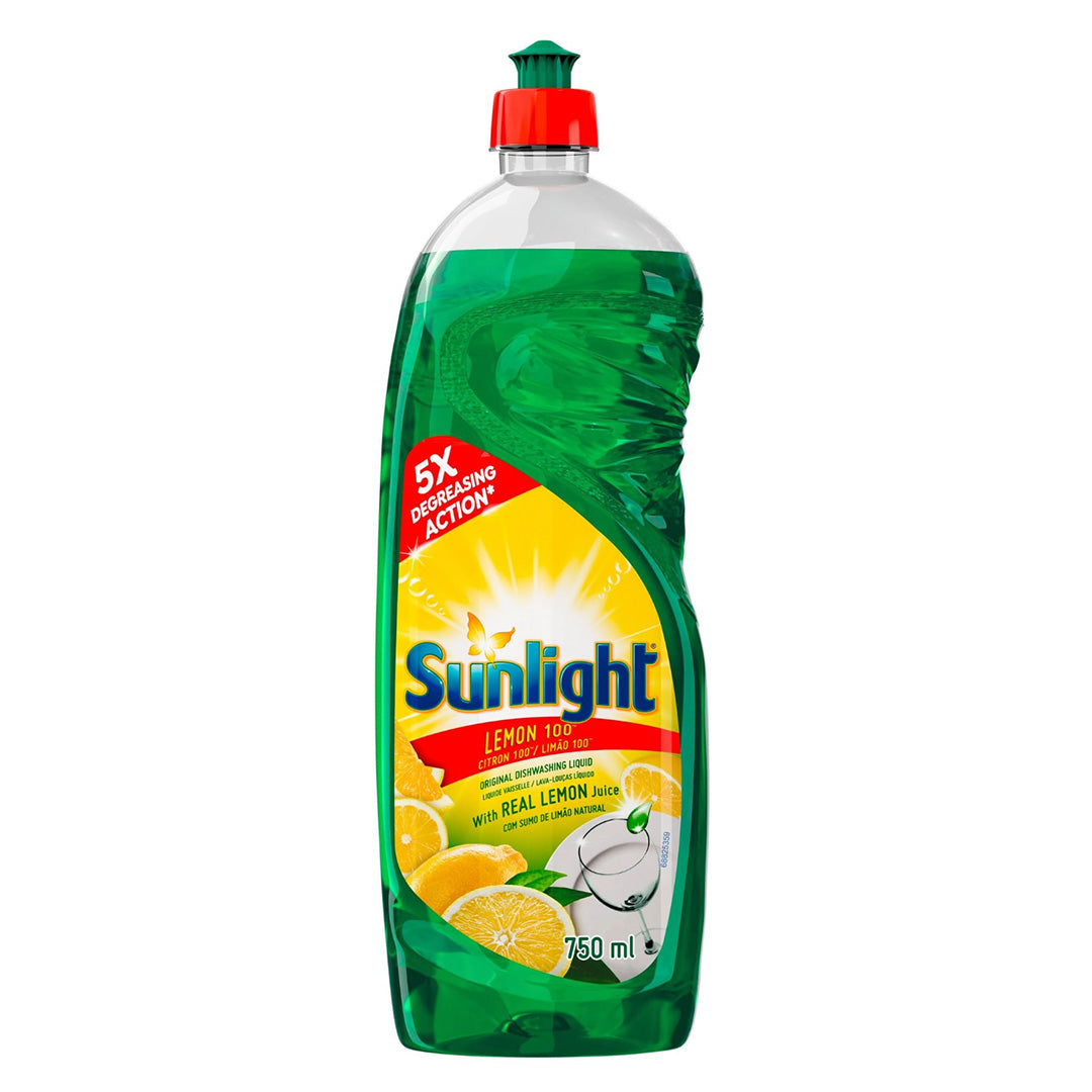 Sunlight Dishwashing Liquid 750ml x5